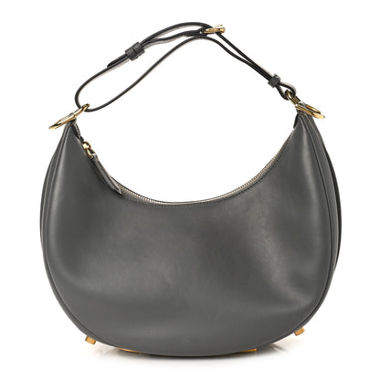Fendi Vitello Grace Matte Small Fendigraphy Hobo Bag Anthracite 1 of 9