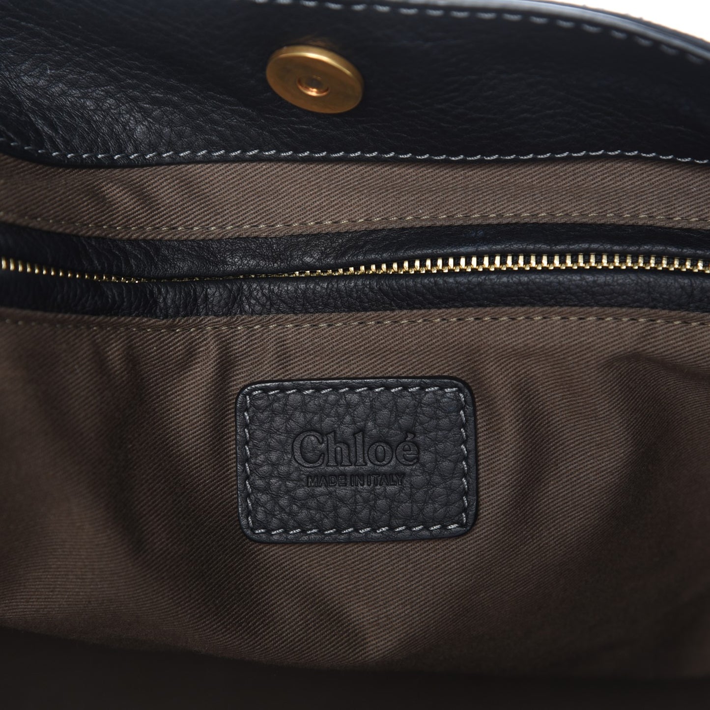 Calfskin Large New Marcie Tote Black