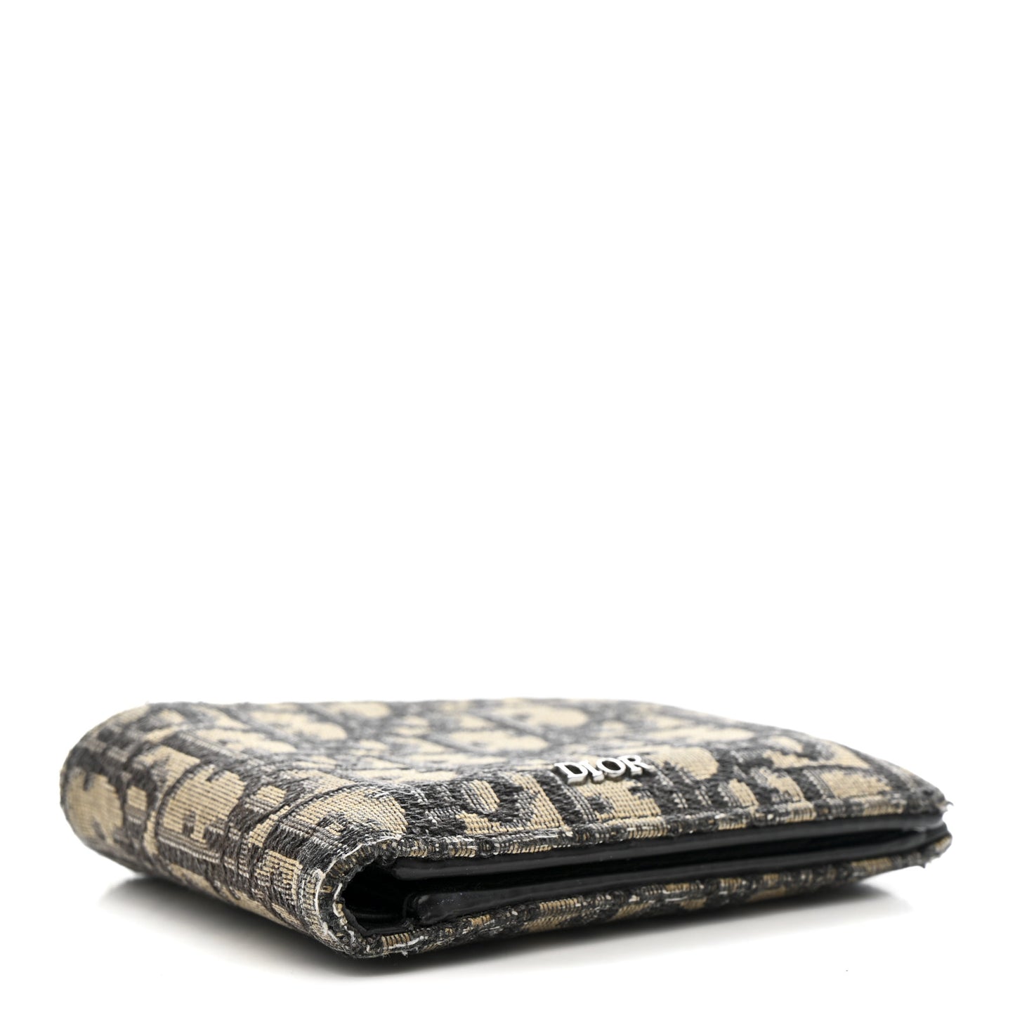 Oblique Bi-Fold Wallet Blue
