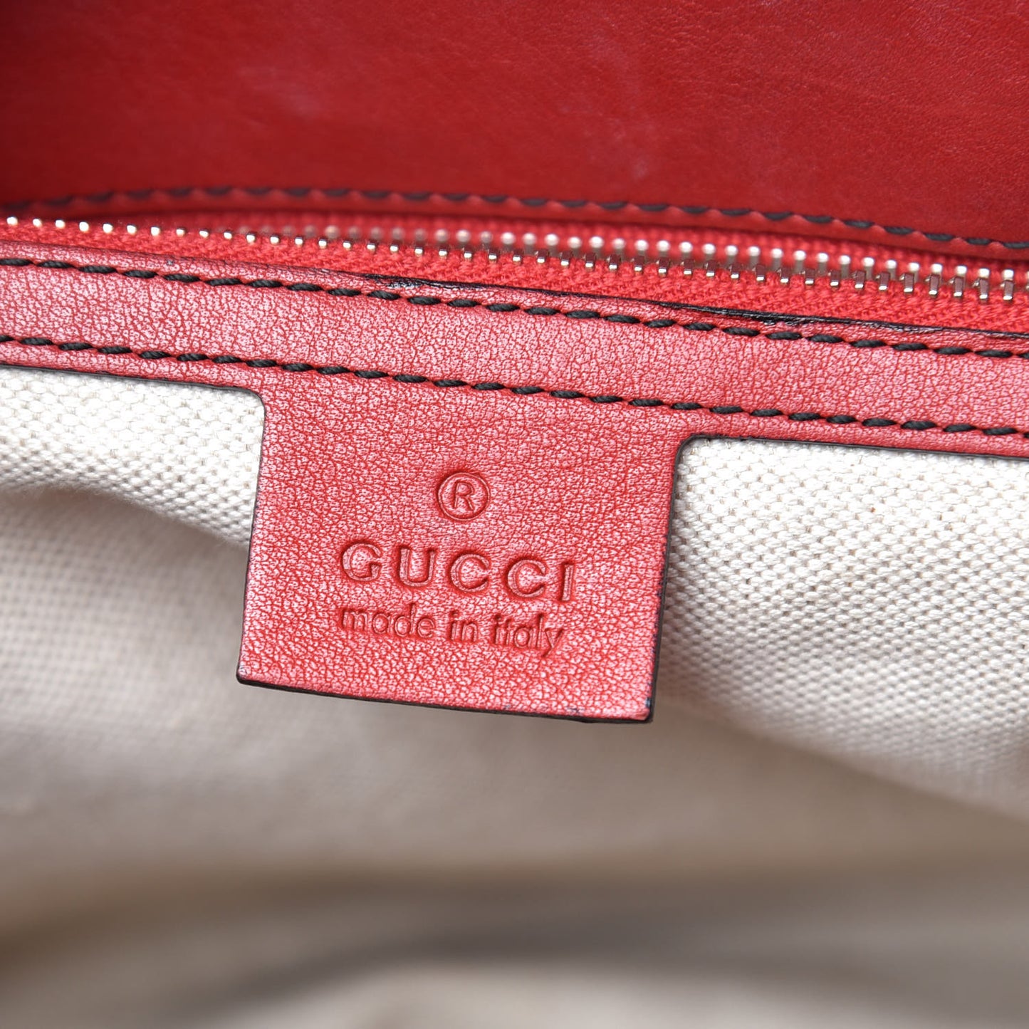 Guccissima Large Emily Chain Shoulder Bag Red