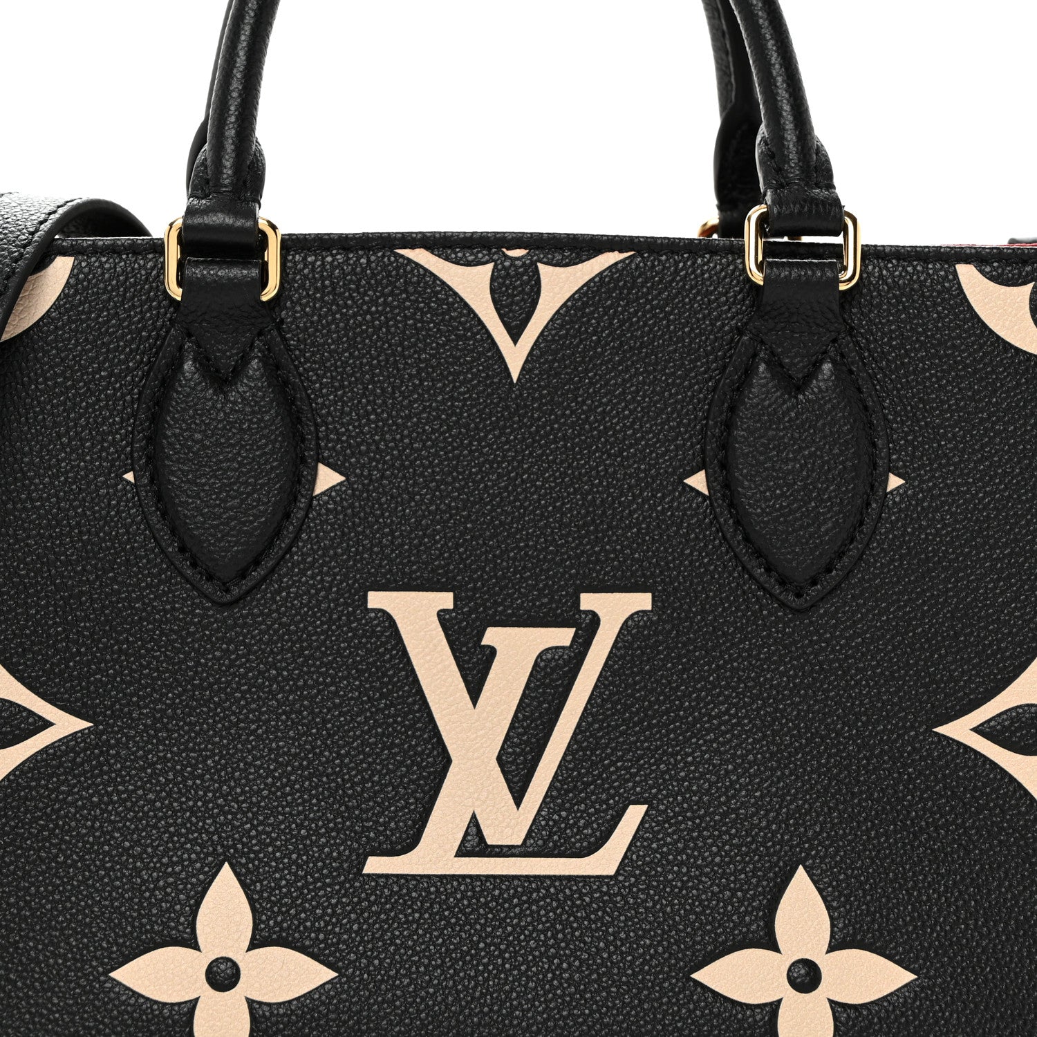 Louis Vuitton Empreinte Monogram Giant Onthego PM Black Beige 7 of 9