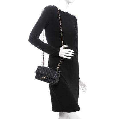 Chanel Caviar Quilted Mini Rectangular Flap Black 2 of 7