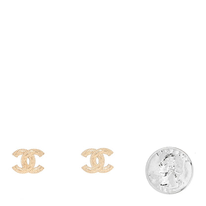 Chanel Metal CC Earrings Gold 2 of 4