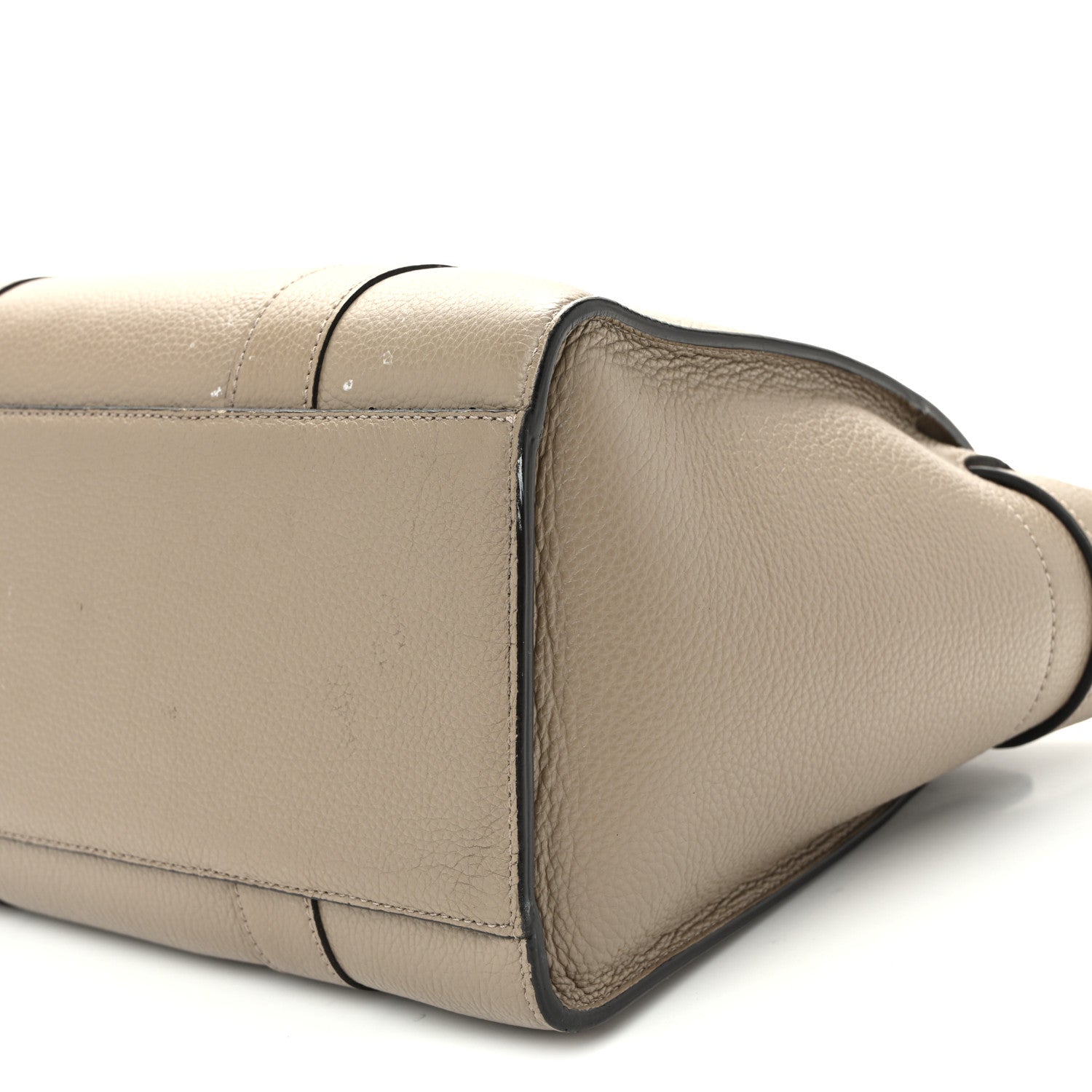 Mulberry Micro Classic Grain Small Zipped Bayswater Solid Grey 9 of 10