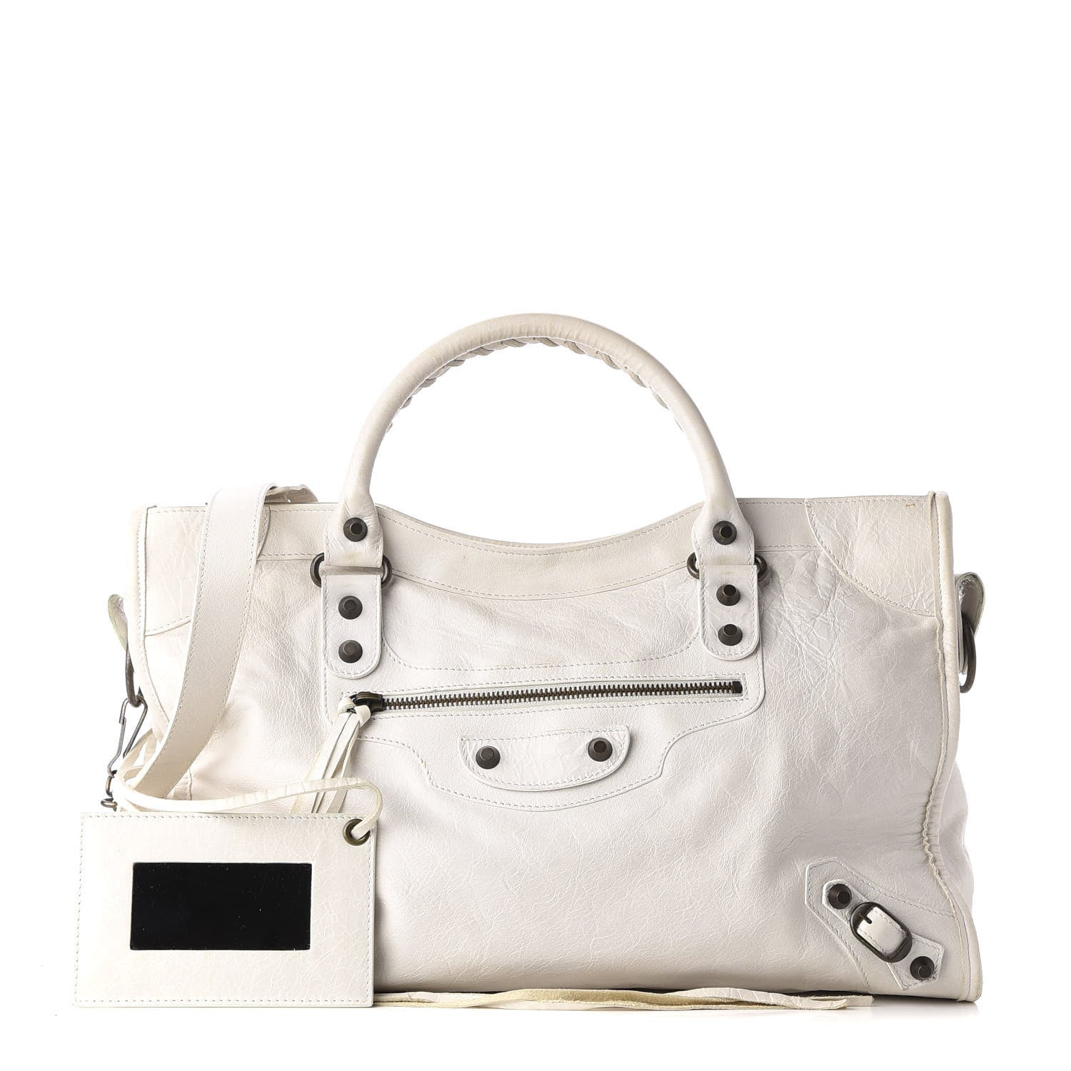 Balenciaga Agneau Classic Hardware City White 1 of 14