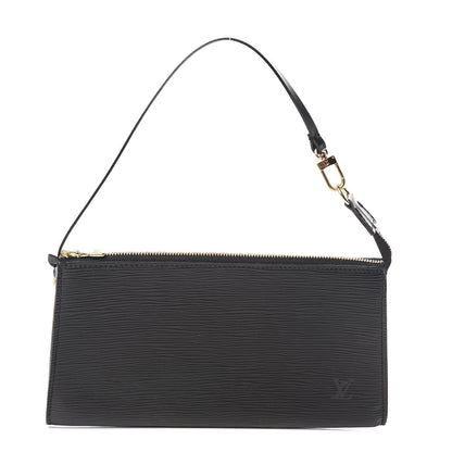 Louis Vuitton Epi Pochette Accessories 24 Black 1 of 10