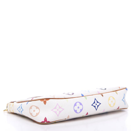 Louis Vuitton Monogram Multicolor Pochette Accessories White 3 of 13