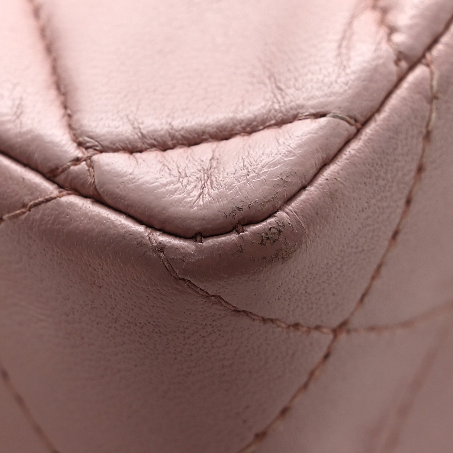 Chanel Lambskin Quilted Mini Square Flap Bag Light Pink 11 of 12