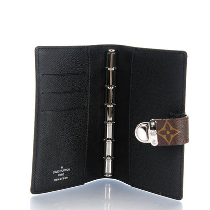 Louis Vuitton Monogram Koala Small Ring Agenda Cover Black 5 of 7
