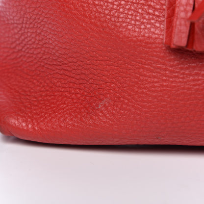Gucci Pebbled Calfskin Medium Soho Chain Shoulder Bag Tabasco Red 24 of 25