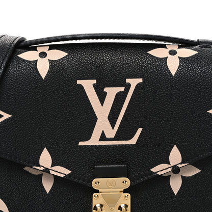 Louis Vuitton Empreinte Monogram Giant Pochette Metis Black Beige 7 of 9