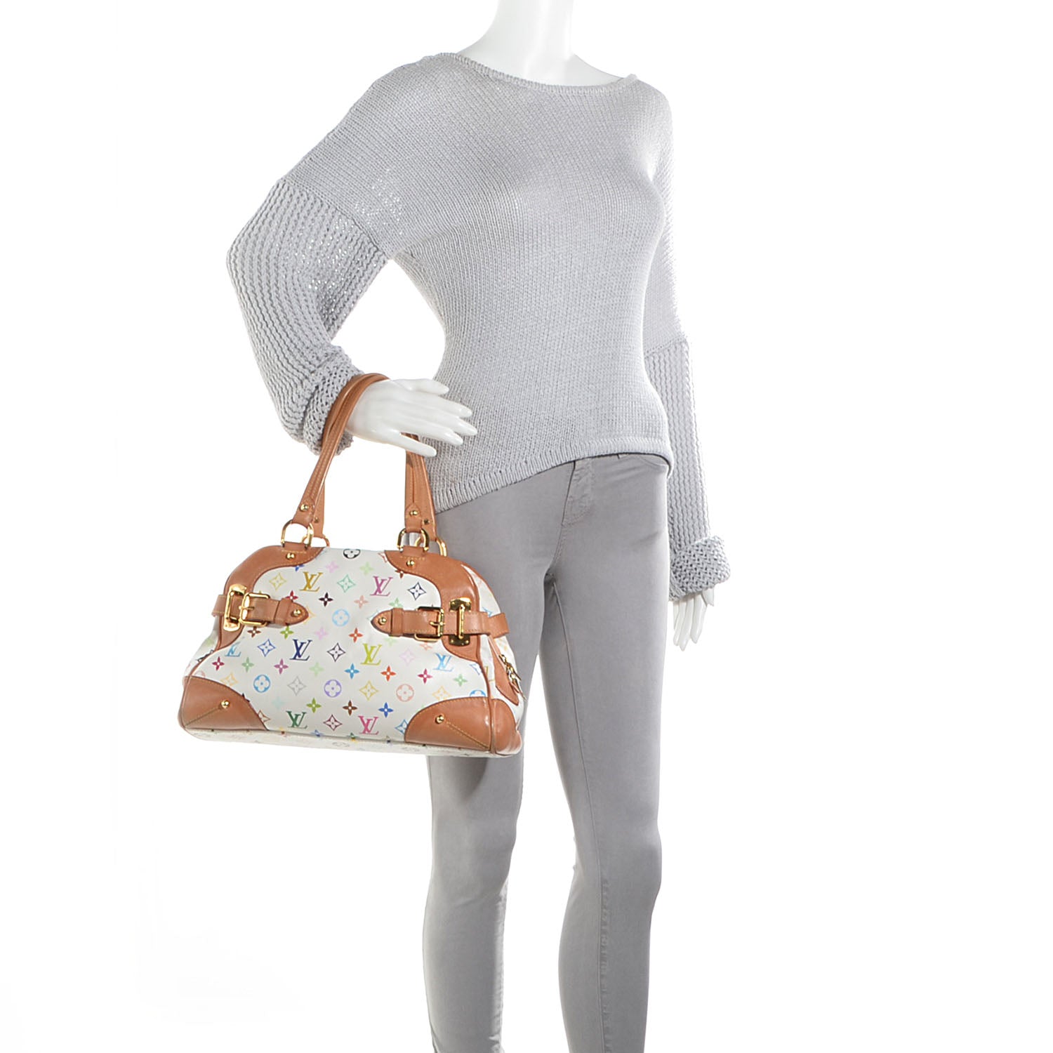 Louis Vuitton Monogram Multicolor Claudia White 2 of 7