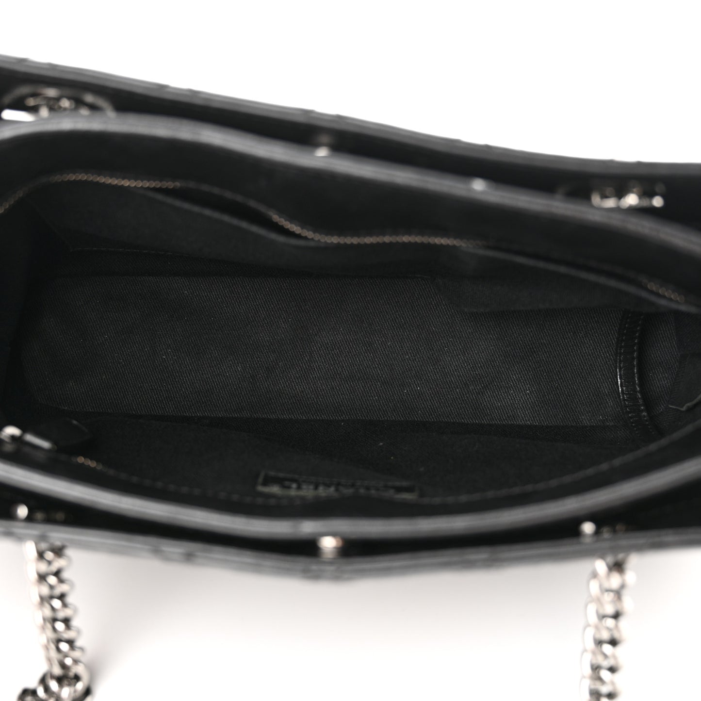 Calfskin Quilted Medium Coco Soft Tote Black