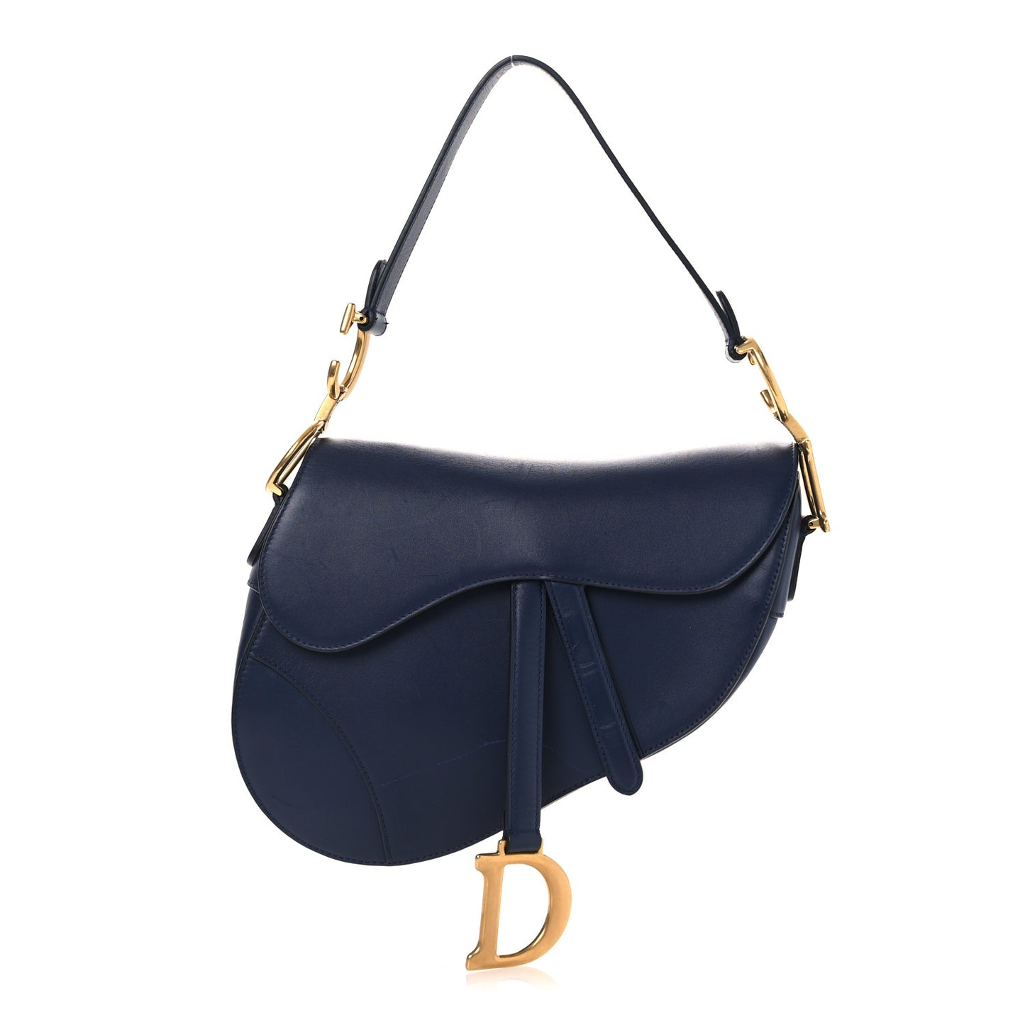 Calfskin Saddle Bag Blue