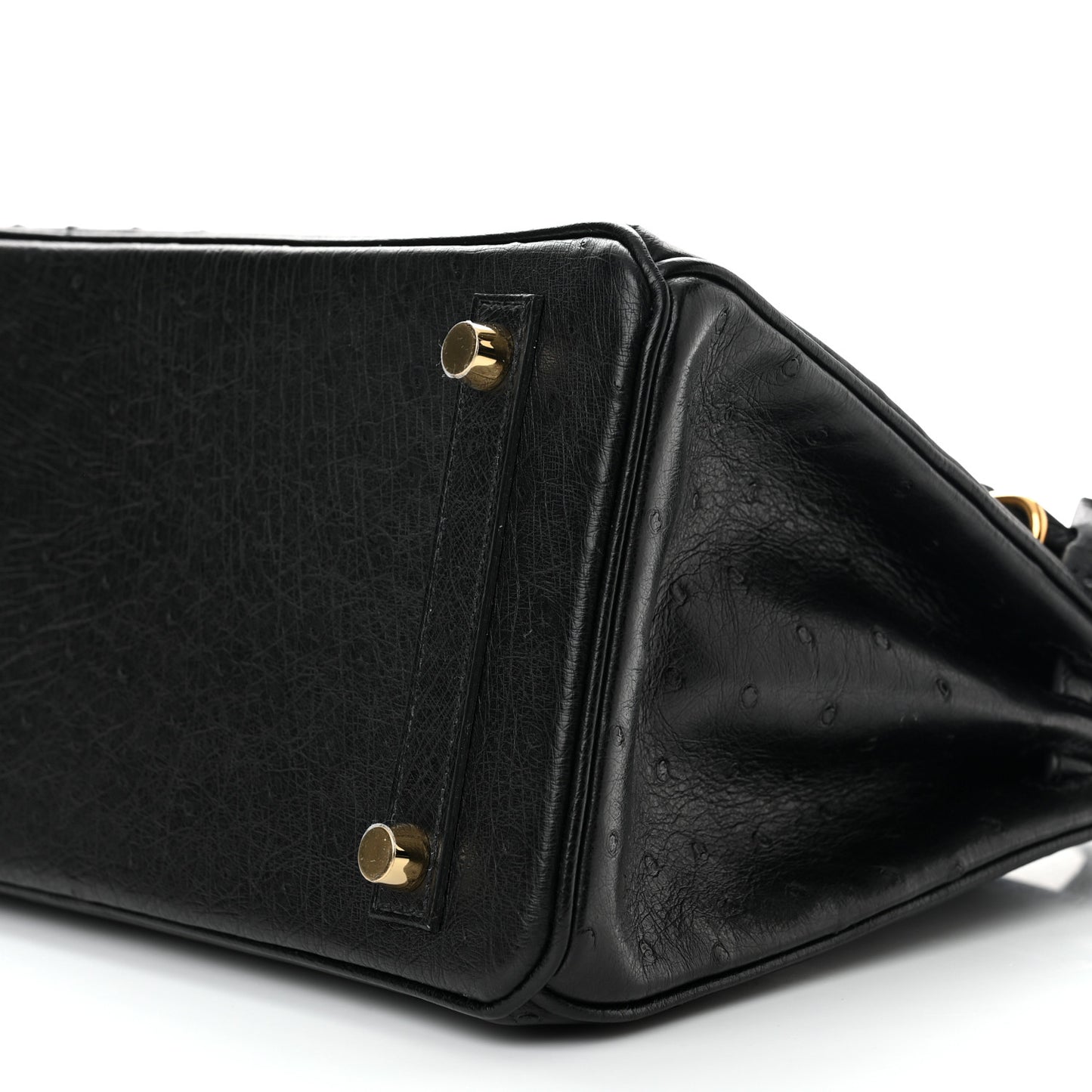 Ostrich Birkin 25 Black