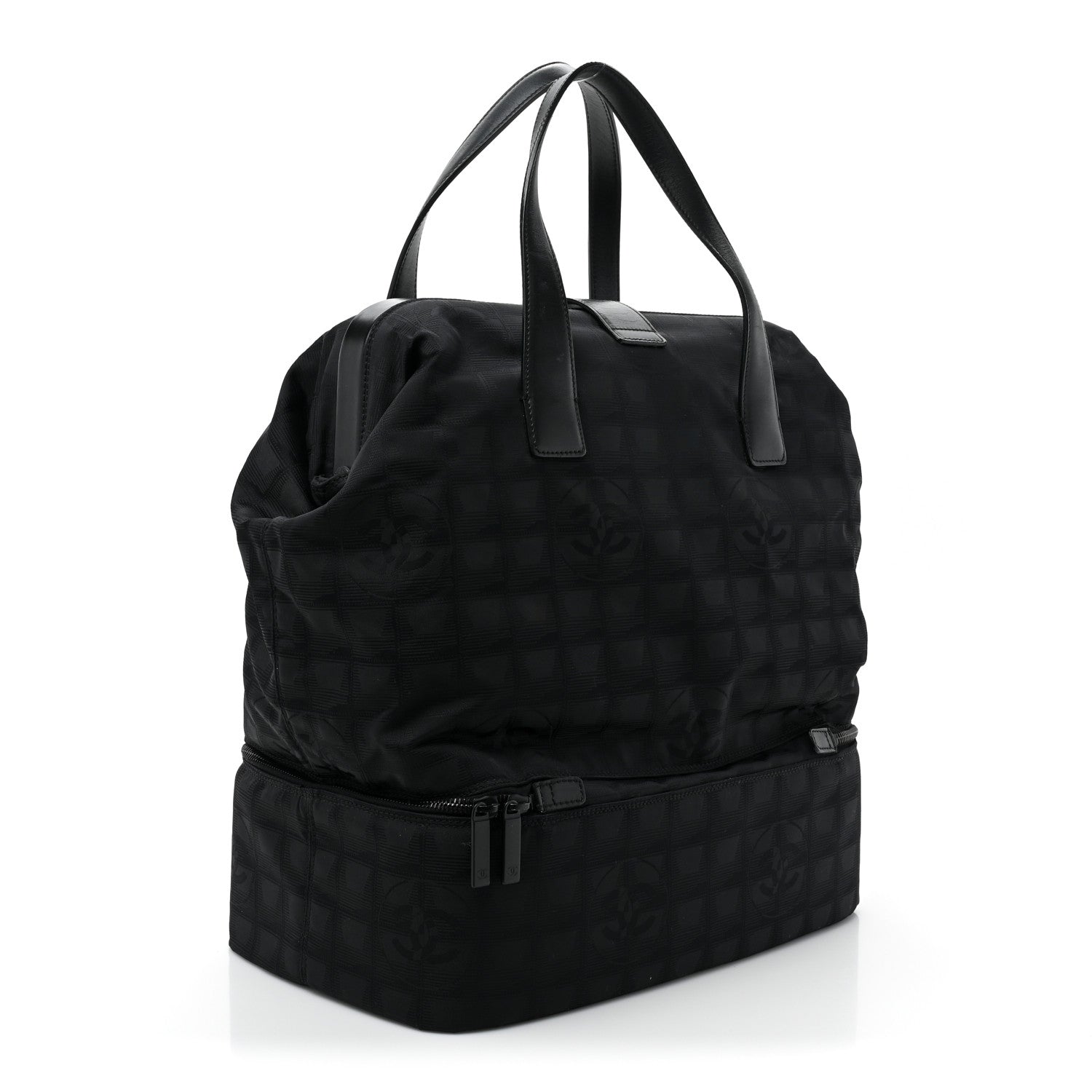 Chanel Nylon Travel Convertible Tote Black 3 of 14