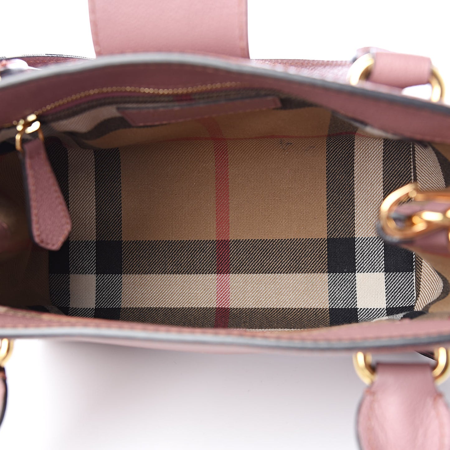 Soft Grain Calfskin Small Buckle Tote Dusty Pink