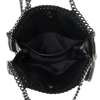Stella McCartney Crystal Stones Tiny Fold Over Falabella Black 5 of 11