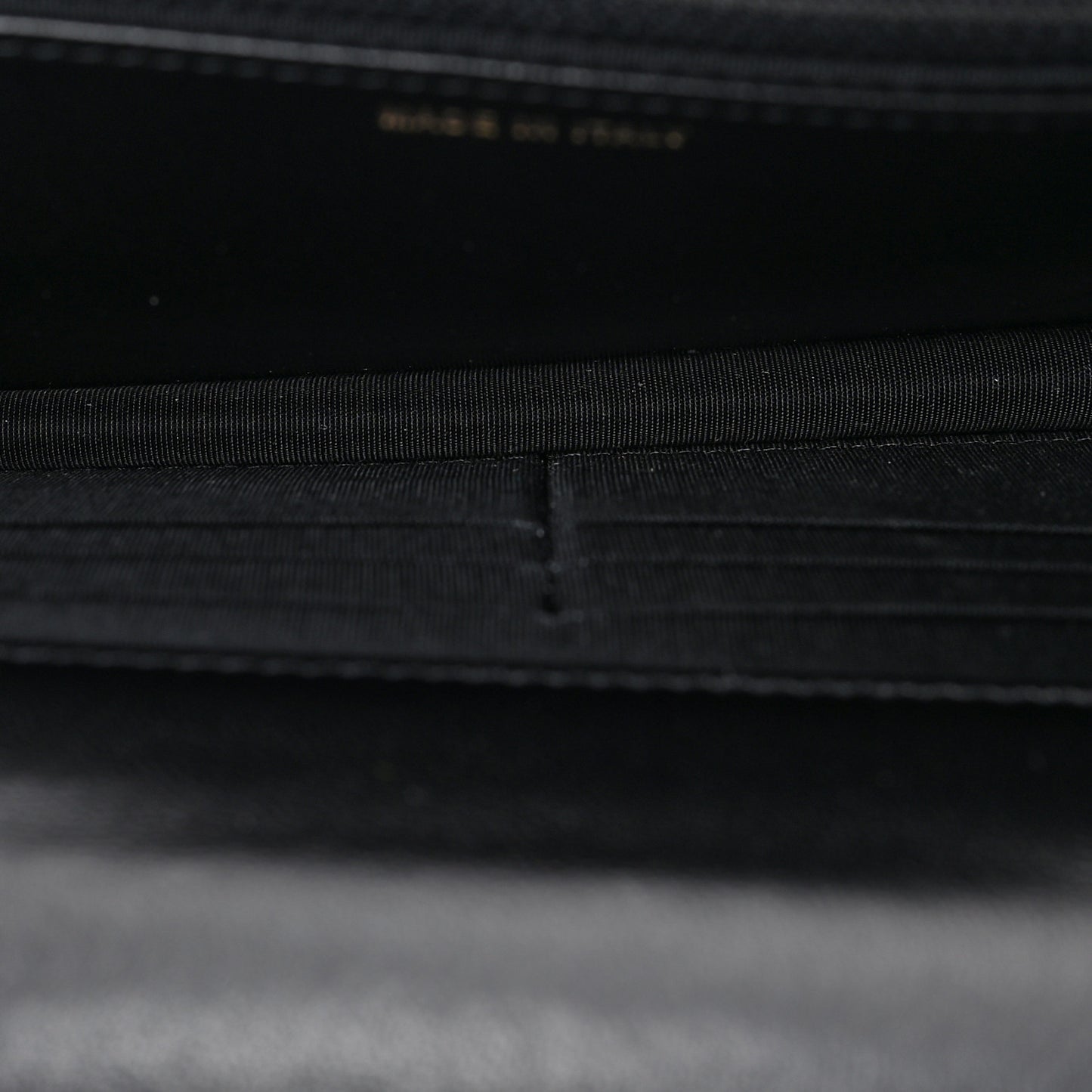 Lambskin Quilted Trendy CC Wallet On Chain WOC Black