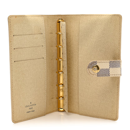 Louis Vuitton Damier Azur Small Ring Agenda Cover 5 of 11