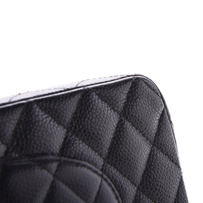 Chanel Caviar Quilted Medium Double Flap Black 10 of 17