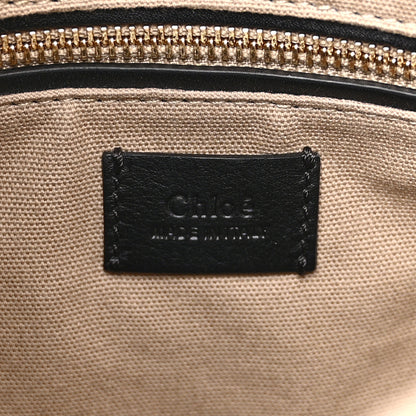 Chloe Smooth Calfskin Small Roy Bucket Bag Black 6 of 11