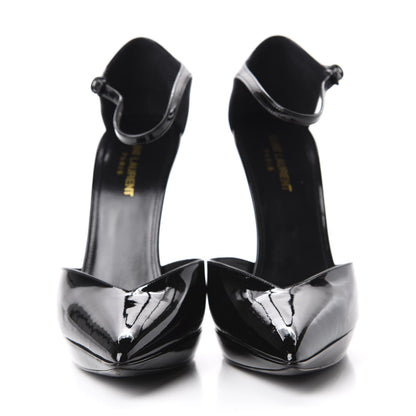 Saint Laurent Patent Zizi D'Orsay Pump 39 Black 2 of 10