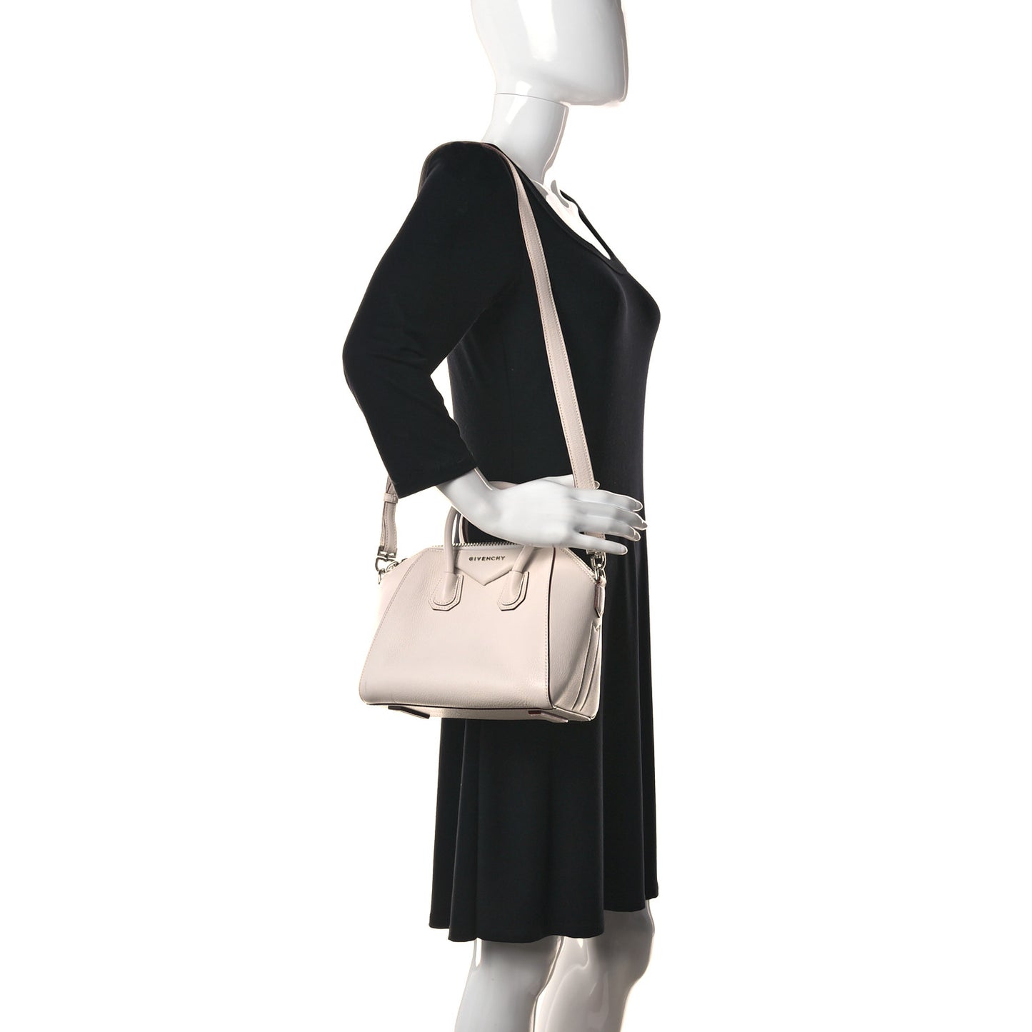 Sugar Goatskin Mini Antigona White
