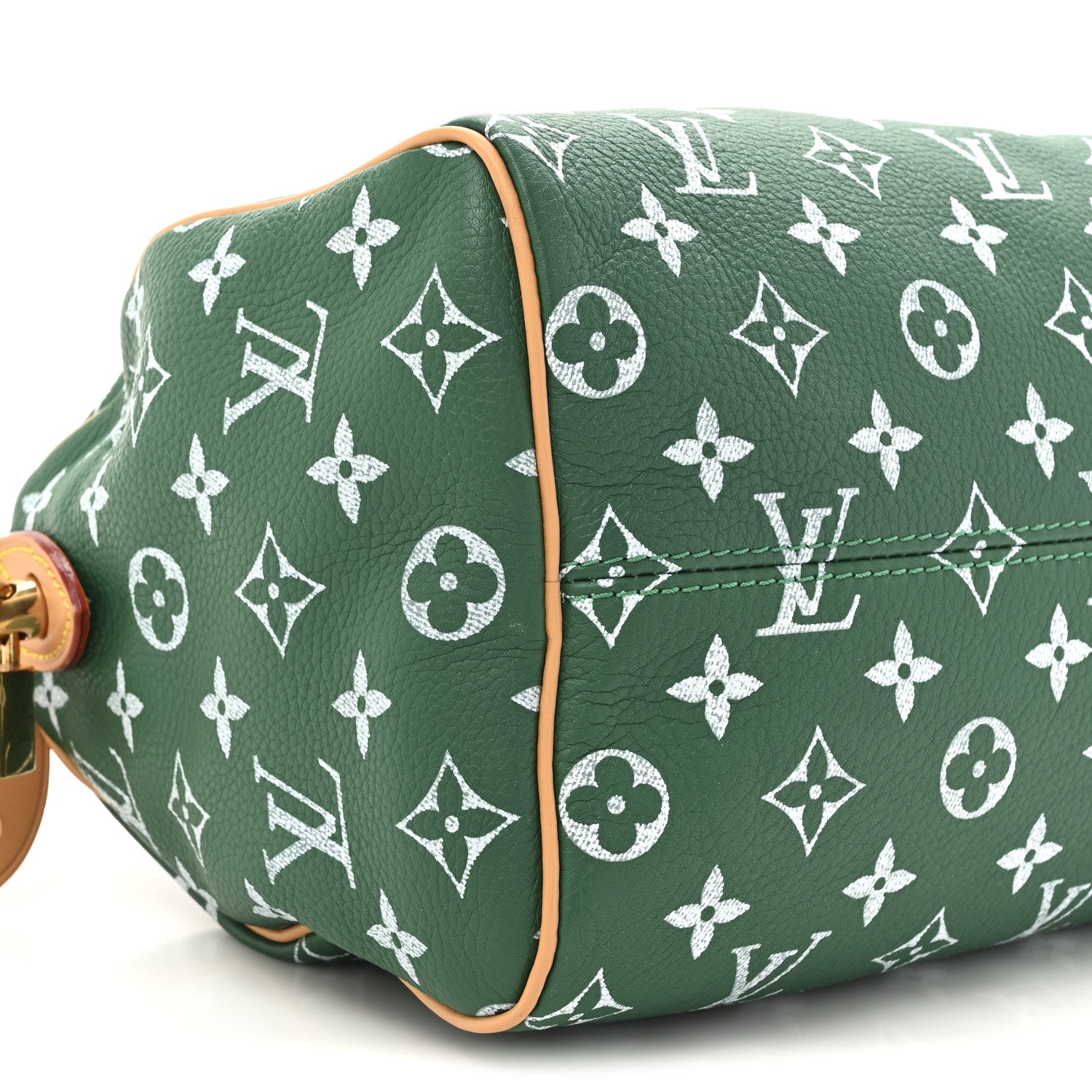 Louis Vuitton Calfskin Monogram Speedy P9 Bandouliere 25 Green 11 of 13
