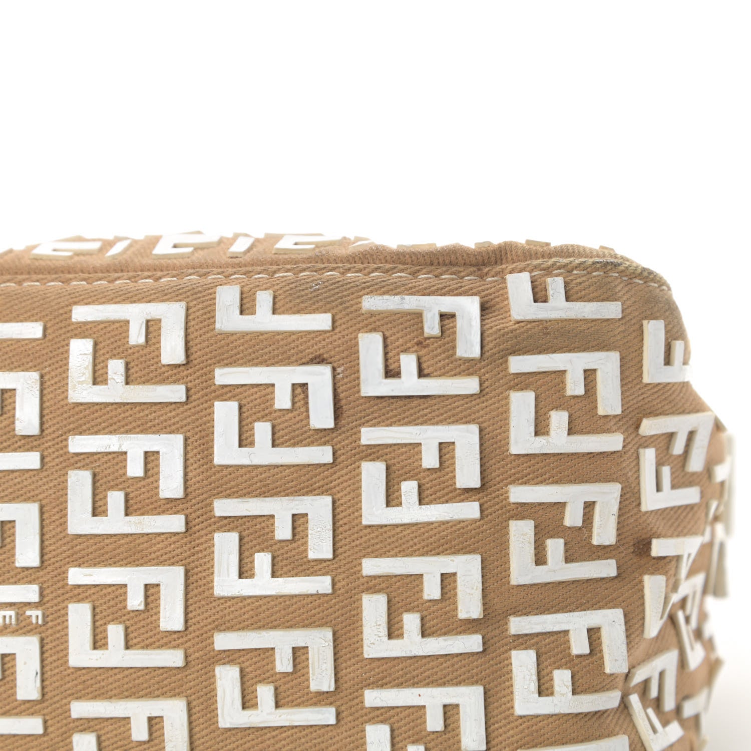 Fendi Zucchino Embellished Mini Mama Baguette Beige 15 of 21