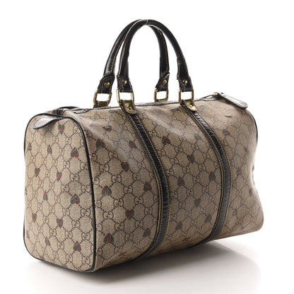 Gucci GG Plus Monogram Hearts Medium Joy Boston Dark Brown 2 of 19