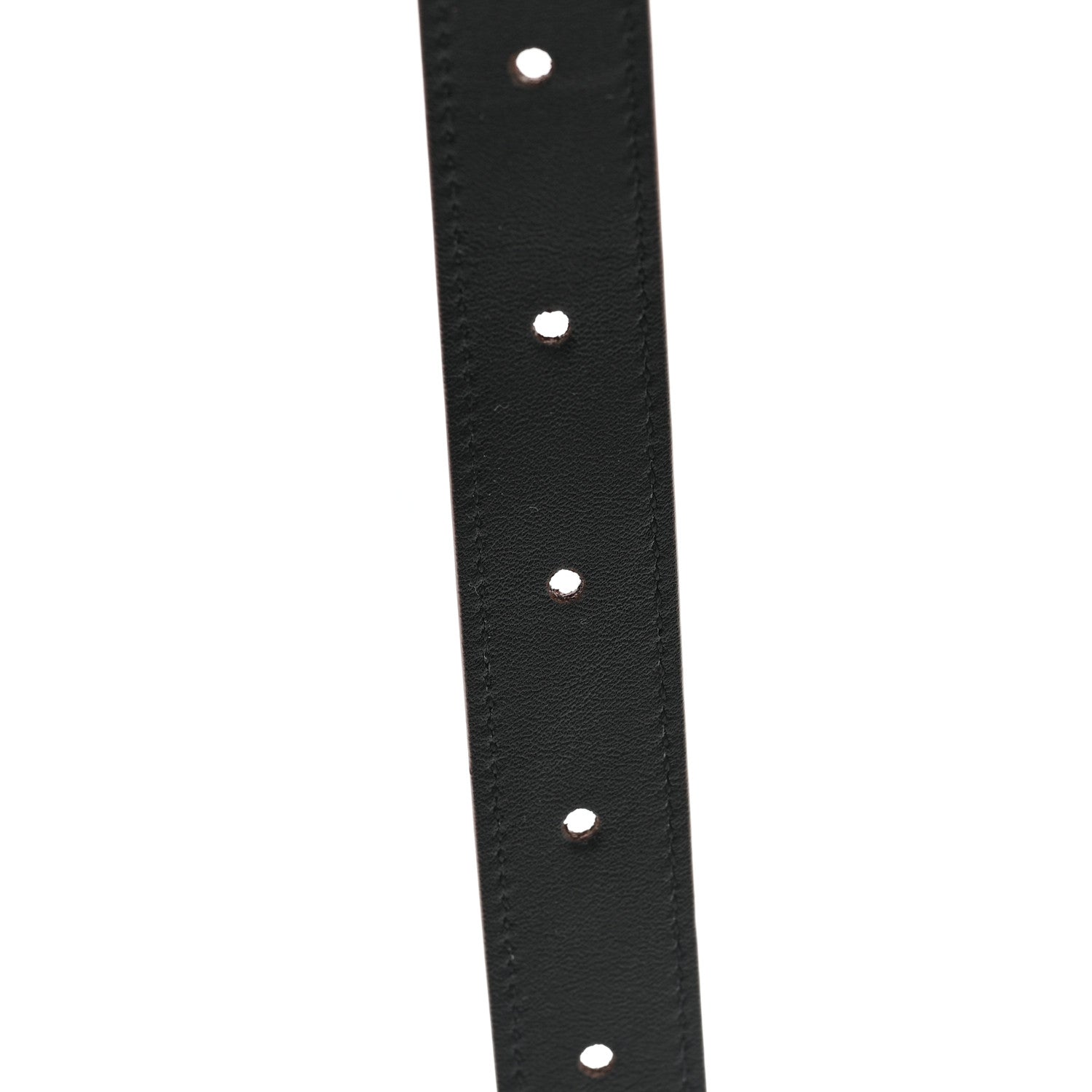 Saint Laurent Grained Lambskin La 66 Thin Belt 75 30 Wet Clay 5 of 5