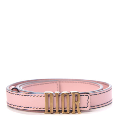 Christian Dior Calfskin D Fence Belt 75 Baby Pink 1 of 7