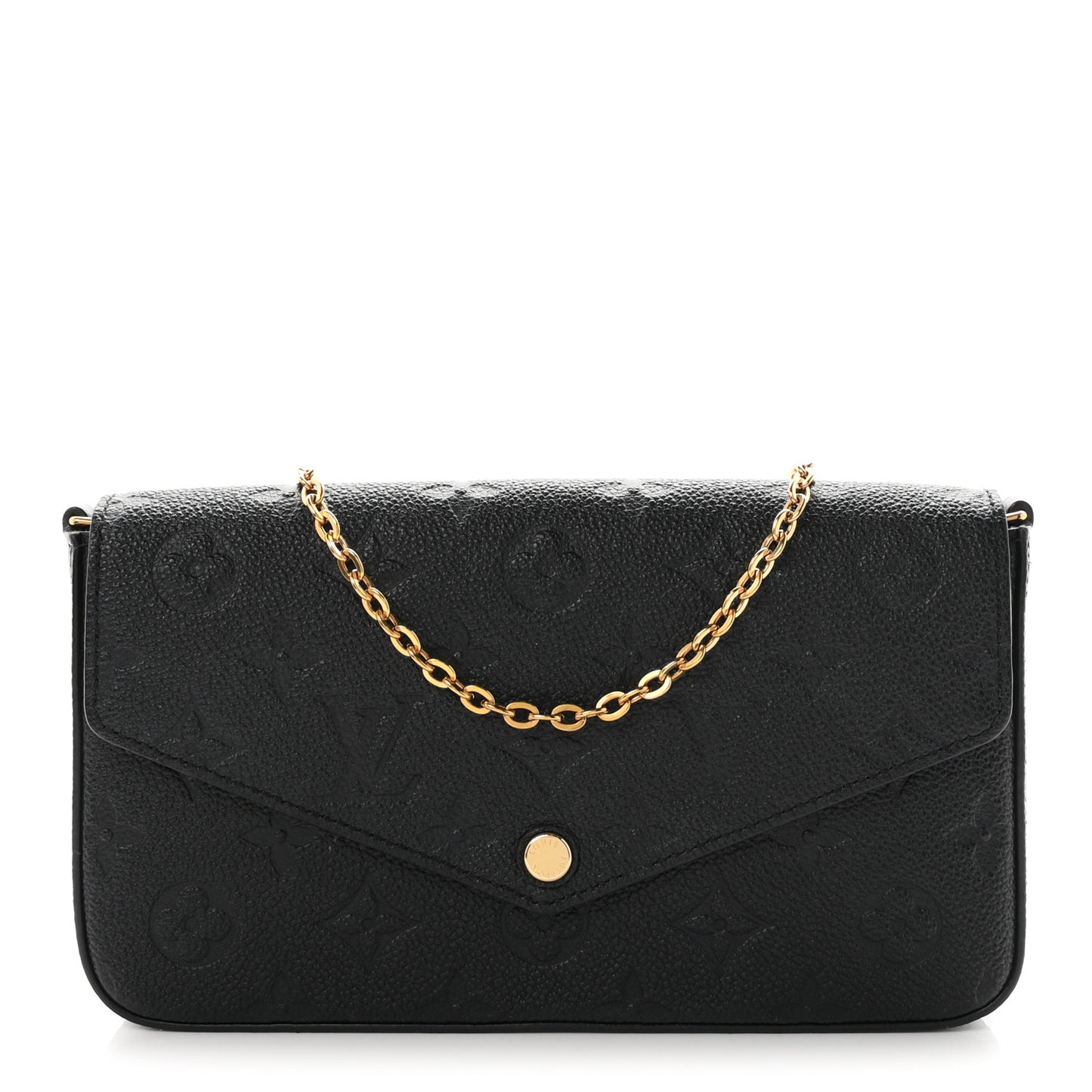 Empreinte Pochette Felicie Chain Wallet Black