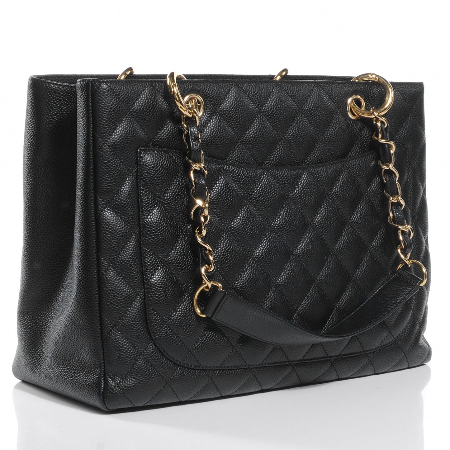 Caviar Grand Shopping Tote GST Black