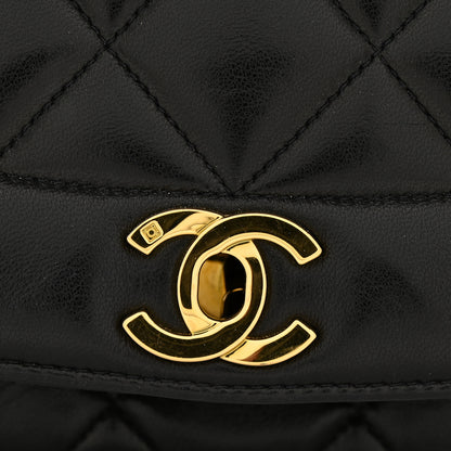 Chanel Lambskin Quilted Medium Single Flap Black 14 of 16