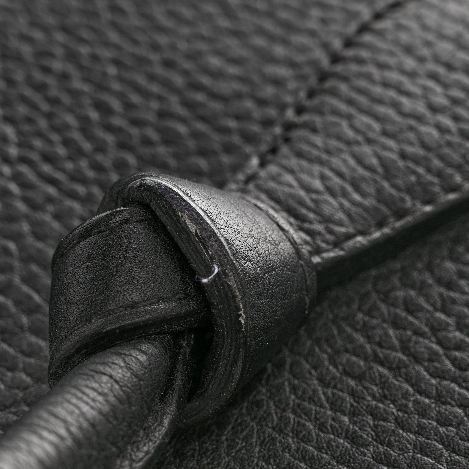 Celine Crisped Calfskin Mini Tie Knot Tote Black 11 of 13