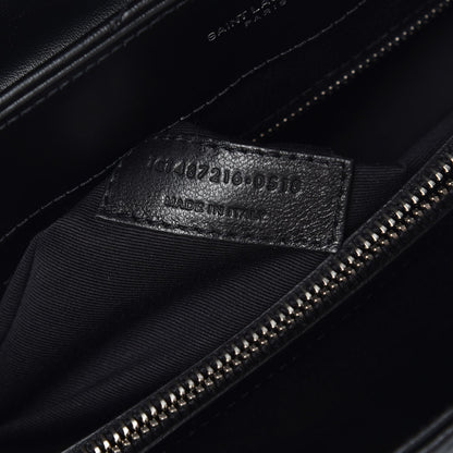Saint Laurent Calfskin Y Quilted Monogram Medium Loulou Chain Satchel Black 7 of 7