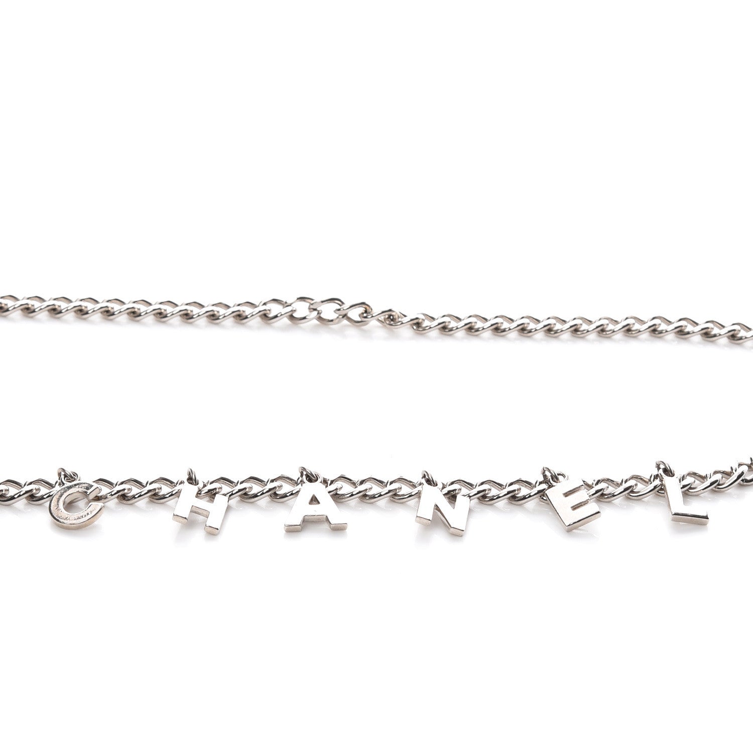 Chanel CC Chain Logo Belt Silver 5 of 5