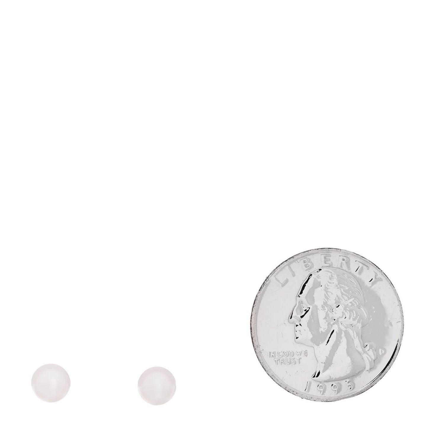 18K White Gold 6-6.5mm Akoya Pearl Stud Earrings