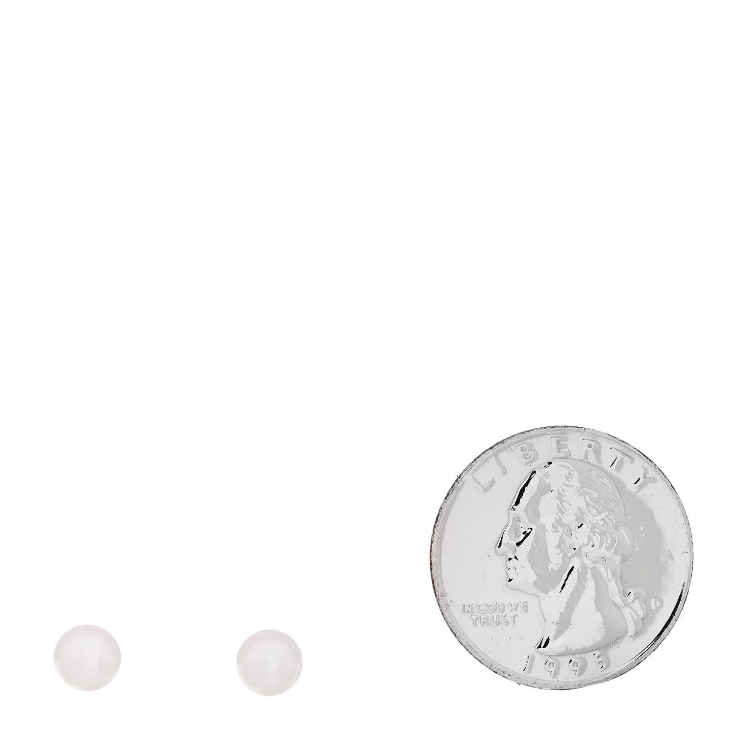 Mikimoto 18K White Gold 6-6.5mm Akoya Pearl Stud Earrings 2 of 4
