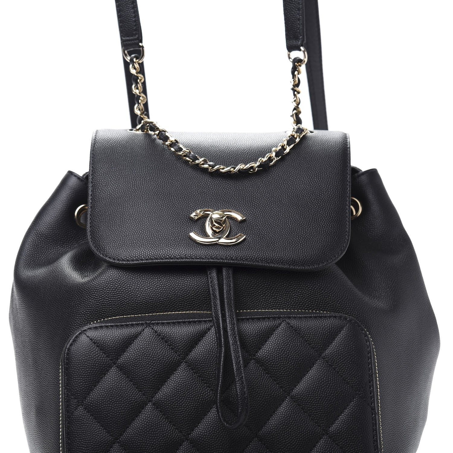 Chanel Caviar Quilted Business Affinity Backpack Black 9 of 9