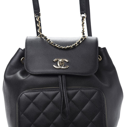 Chanel Caviar Quilted Business Affinity Backpack Black 9 of 9
