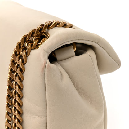 Saint Laurent Plunged Lambskin Calypso Blanc Vintage 12 of 12