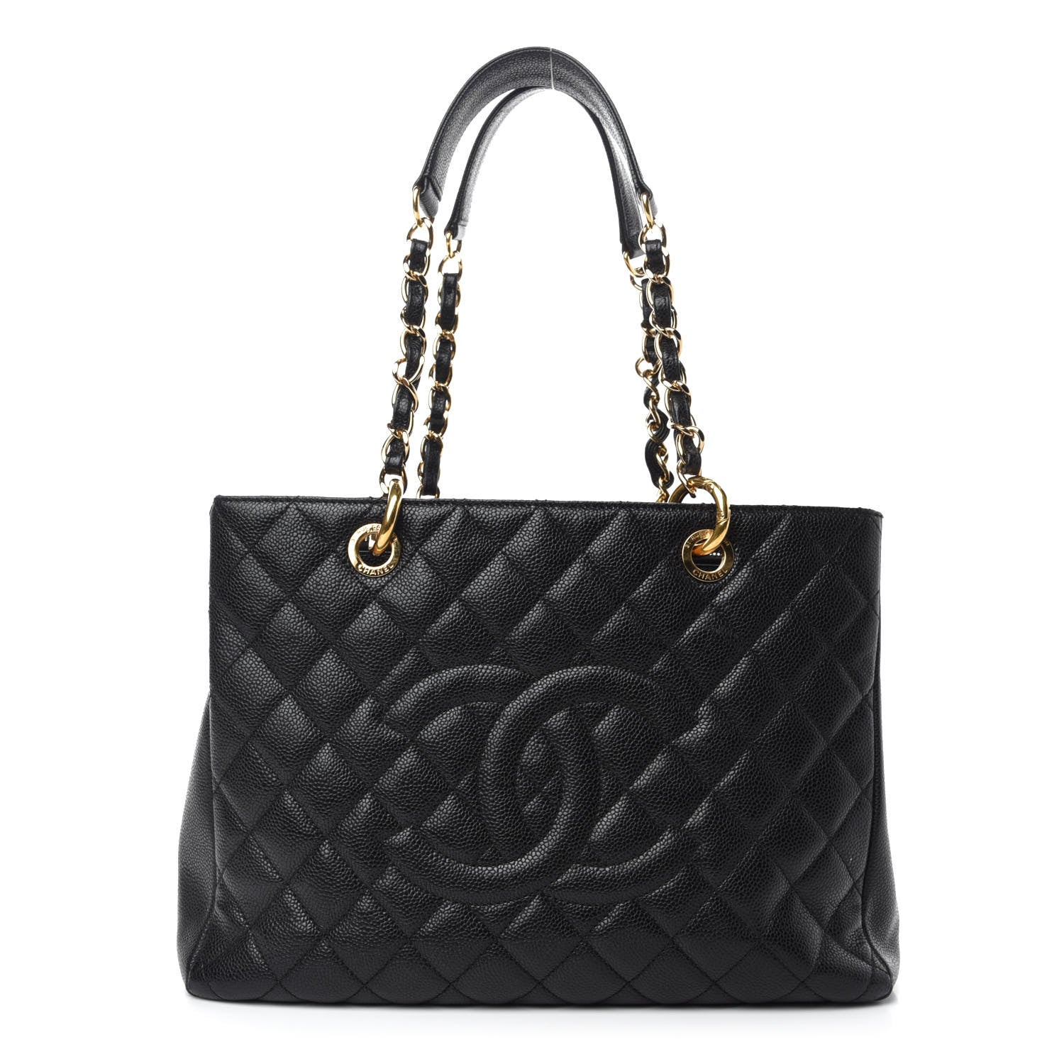 Chanel Caviar Quilted Grand Shopping Tote GST Black 1 of 13