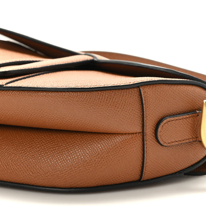 Christian Dior Grained Calfskin Saddle Bag Camello 9 of 9