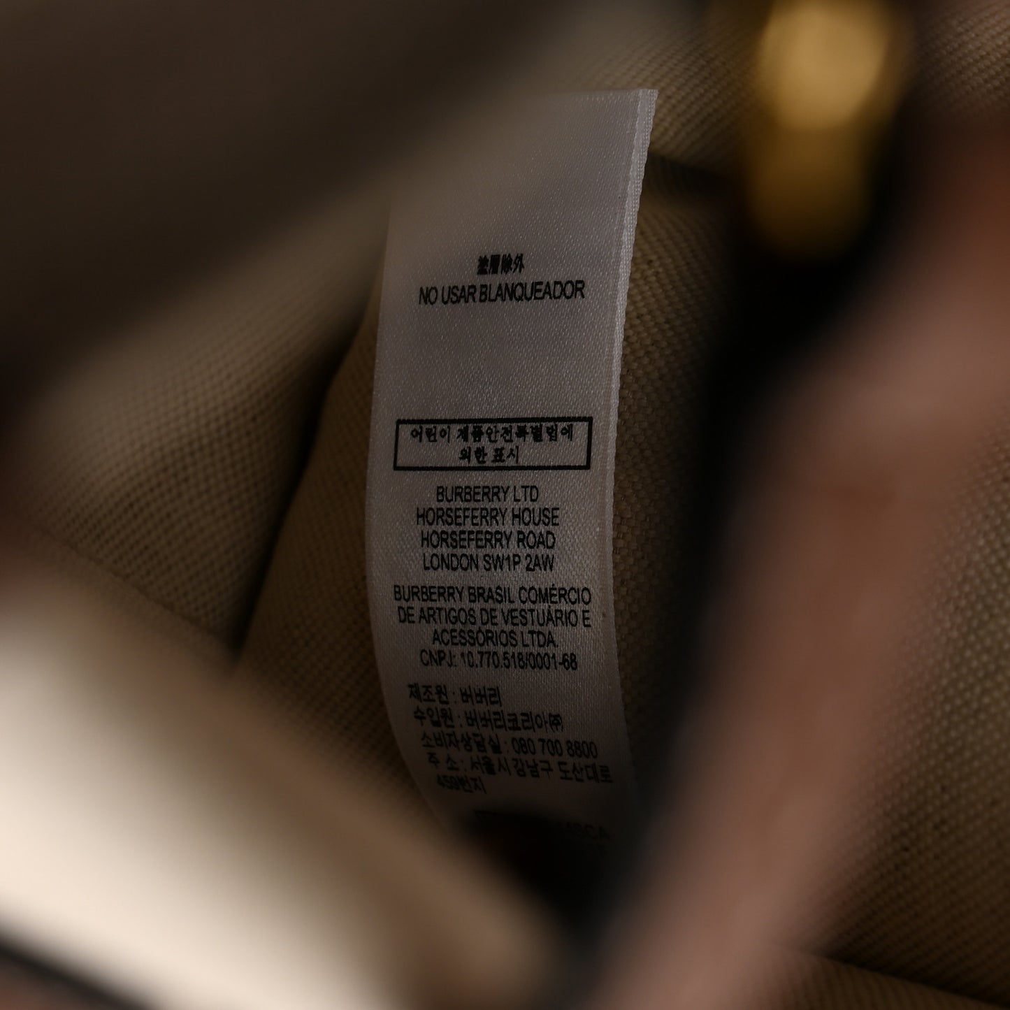 Smooth Calfskin Canvas Horseferry Print Mini Towner Bag Natural Tan