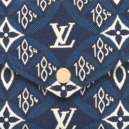 Louis Vuitton Jacquard Since 1854 Victorine Wallet Blue 7 of 7
