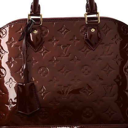 Louis Vuitton Vernis Alma PM Rouge Fauviste 7 of 9