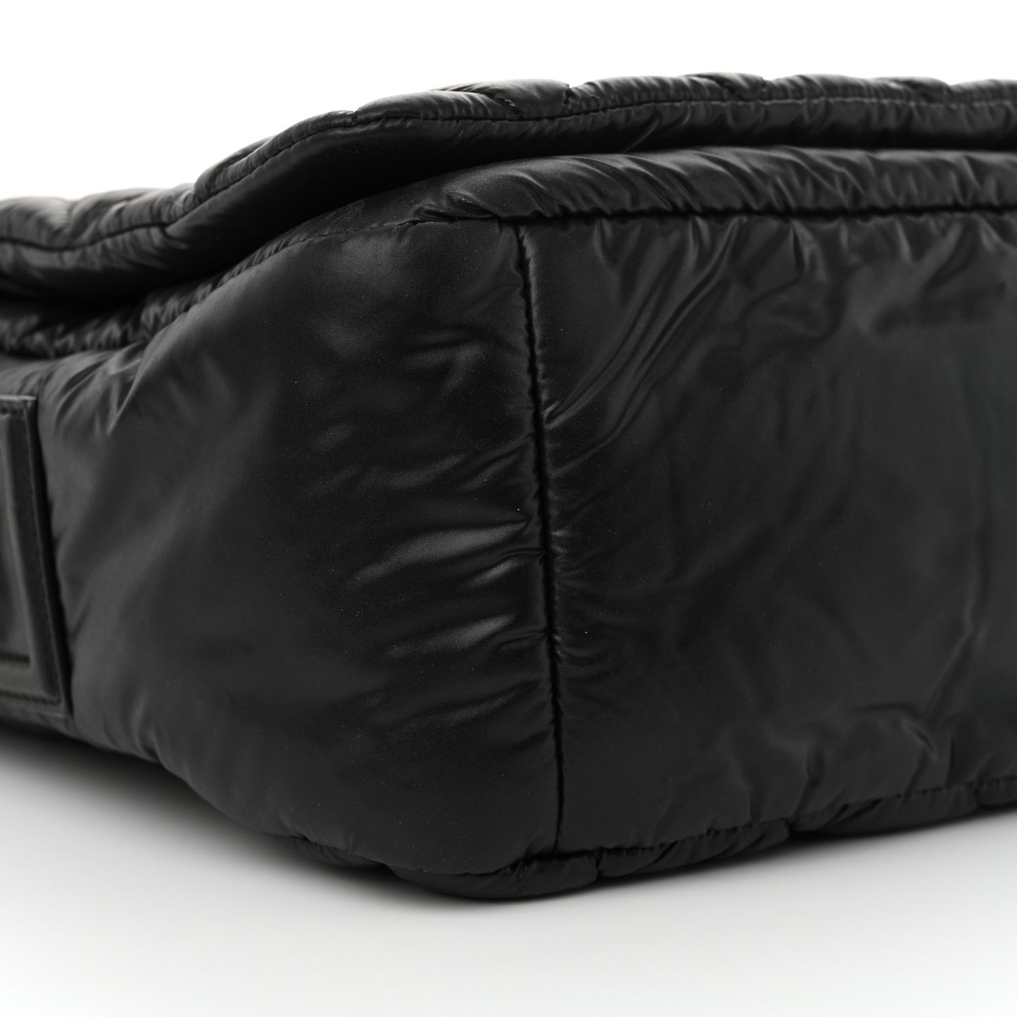 Nylon Small Coco Cocoon Messenger Bag Black